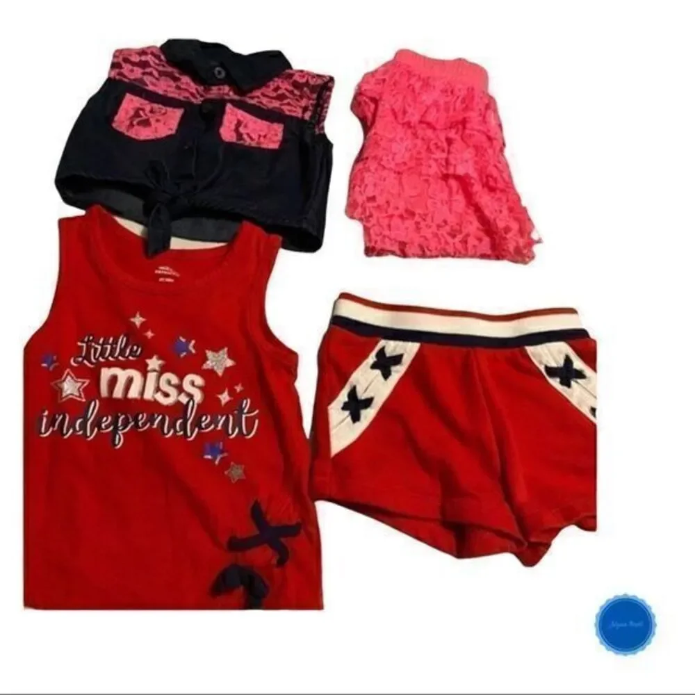 2 outfits size 2t 1 by swiggles and 1 by celebrate